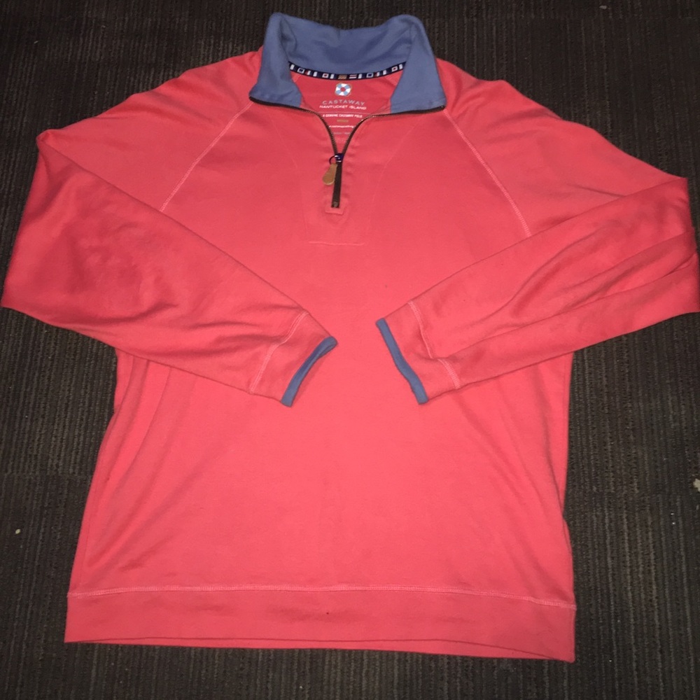Castaway Clothing Mens Quarter zip Size Medium